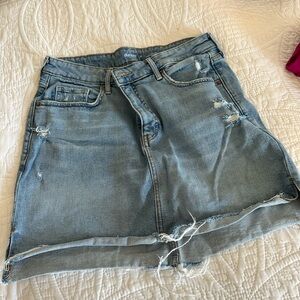 Old Navy Blue Mini Skirt Night Out